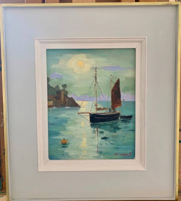 - Oil on Board, Painting by Eric Ward, measuring 25 x 19 cm (H x W) framed at 43 x 37 cm £425
